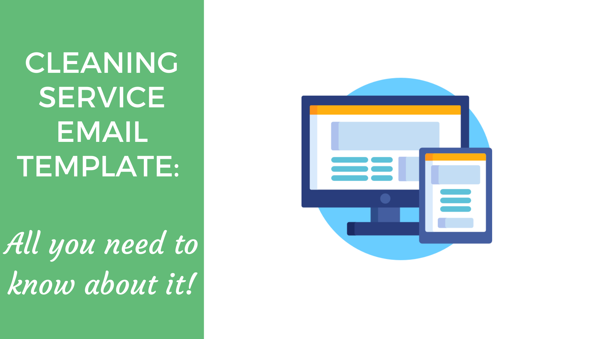 Cleaning service email template All you need to know about it!